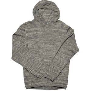 Report Collection Men’s Heather Gray Cotton Stretch Hoodie